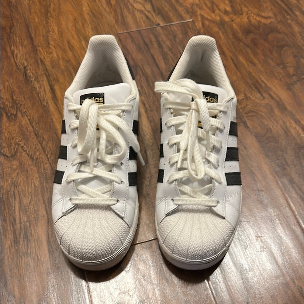 Adidas White and Black Sneakers